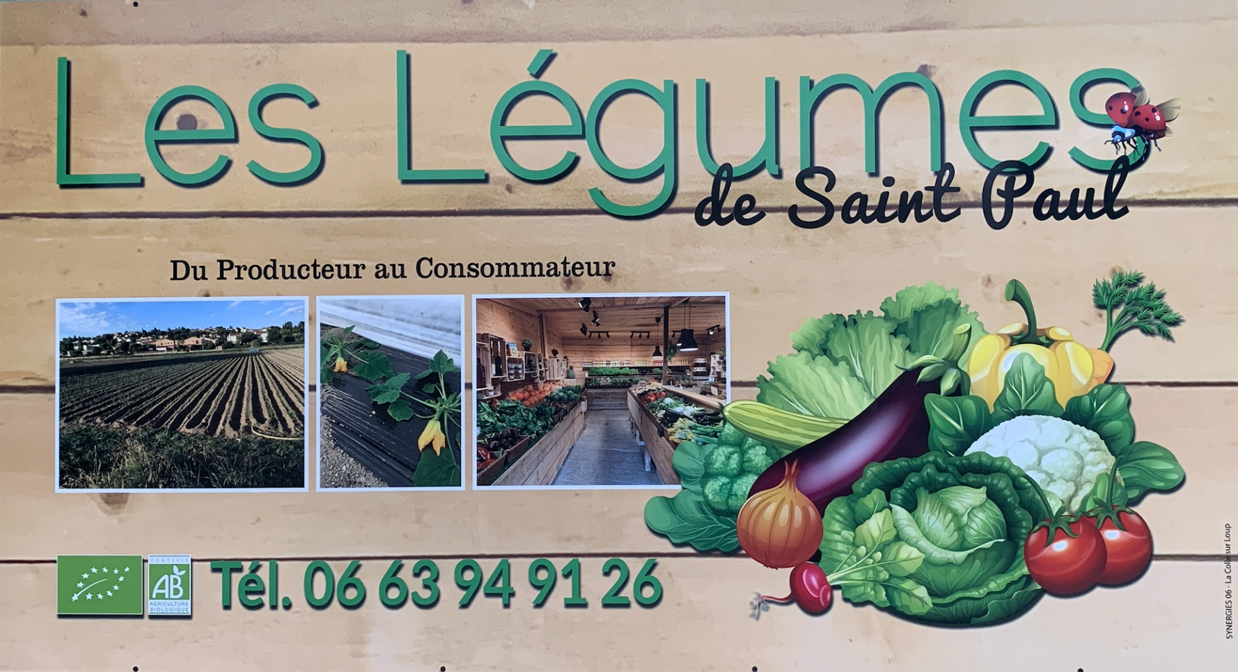 Légumes de Saint-Paul - Colle sur Loup - Sponsor WoMEN NL